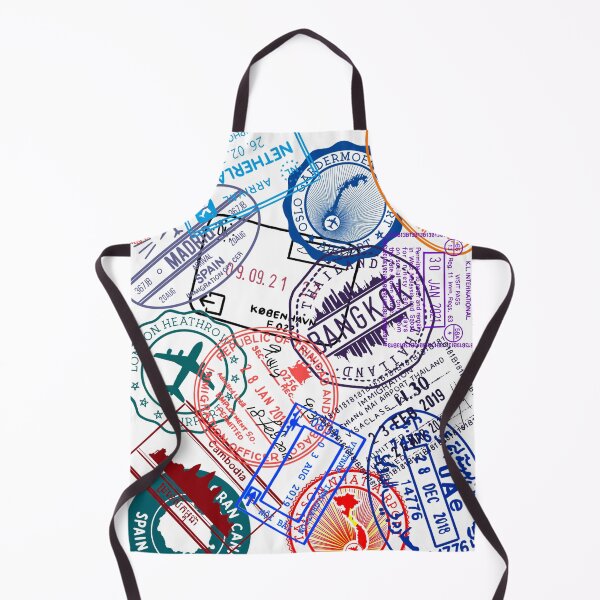 Item preview, Passport visa stamps designed and sold by 3leggeddogg.