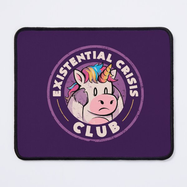 Item preview, Existential Crisis Club - Funny Unicorn Sarcasm Gift designed and sold by EduEly.