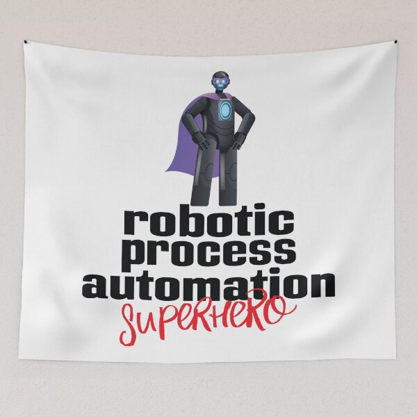 Item preview, Robotic Process Automation Superhero Robot designed and sold by ProjectRobotics.