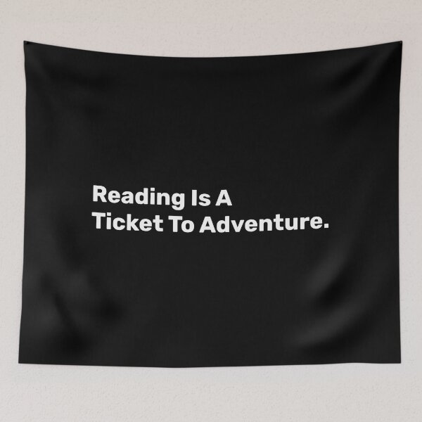 Item preview, Reading Is A Ticket To adventure designed and sold by BopleDesigns.