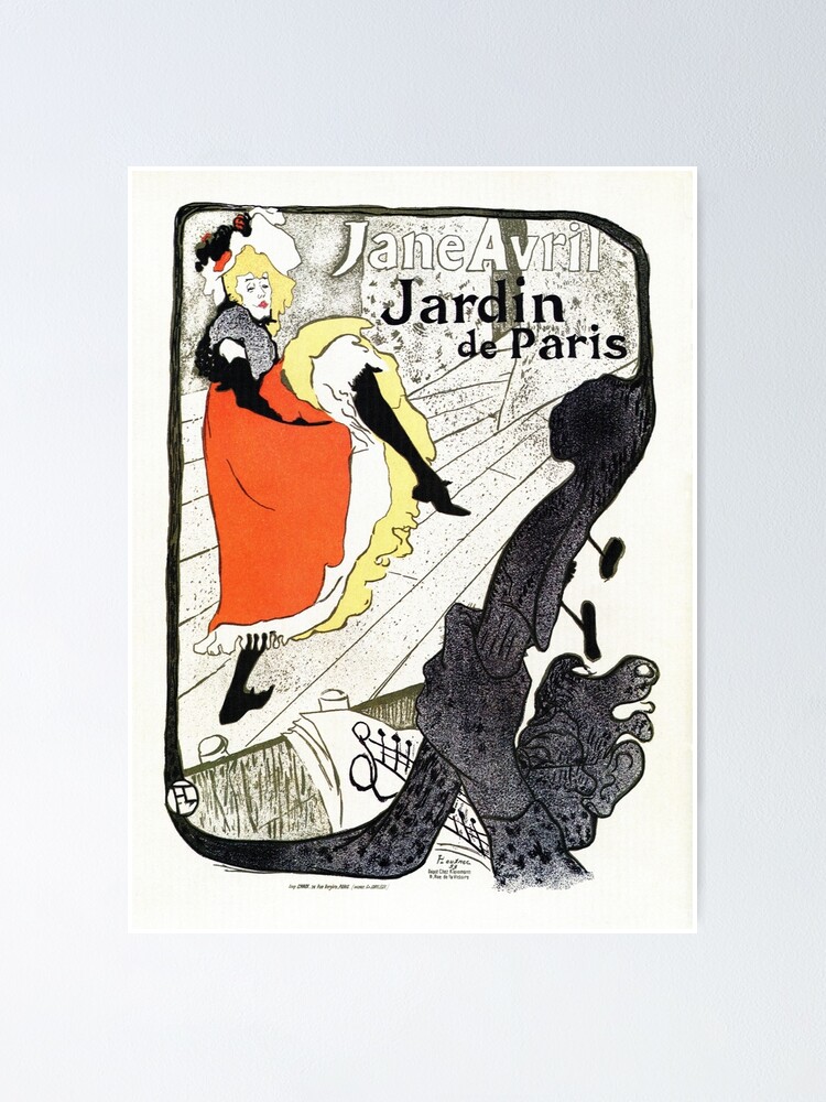 French can can Jane Avril Paris Gardens
