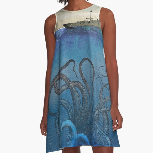 Sea Monster A-Line Dress