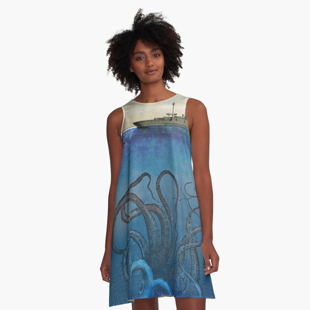 Sea Monster A-Line Dress