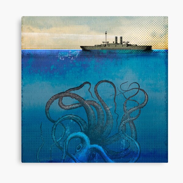 Sea Monster Canvas Print