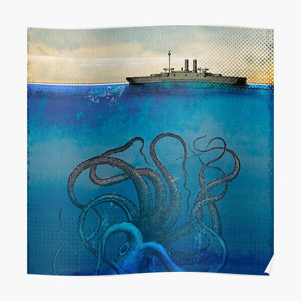 Sea Monster Poster