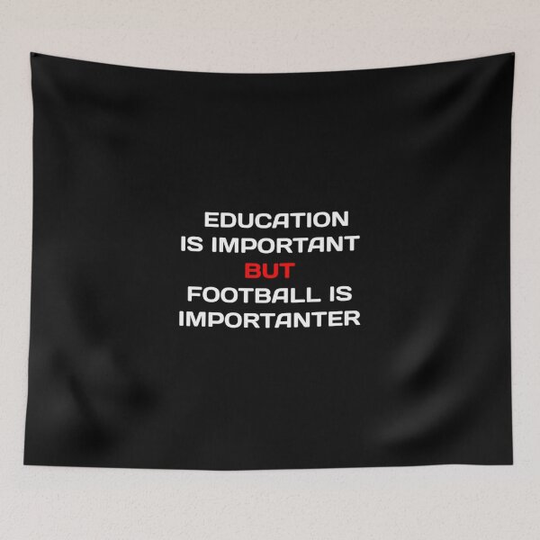 Item preview, La educación es importante pero el fútbol es más importante Camiseta clásica designed and sold by brittaapriliy.