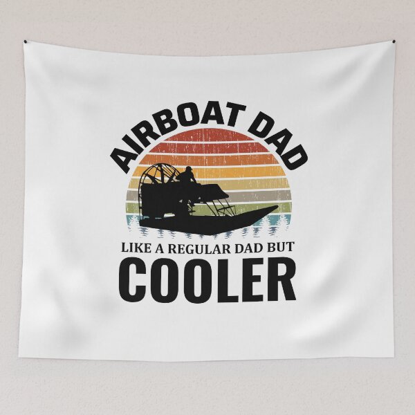 Item preview, Airboat Fanboat Airboating Dad Fathers Day designed and sold by CuteDesigns1.