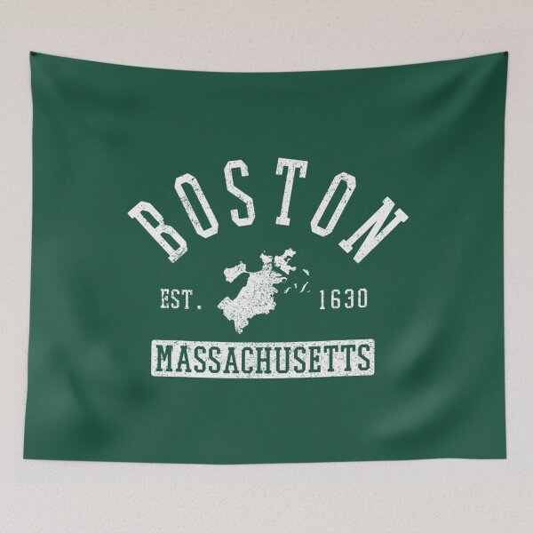 Item preview, Boston Massachusetts Est. 1630 City Map Souvenir designed and sold by IzumiSato.