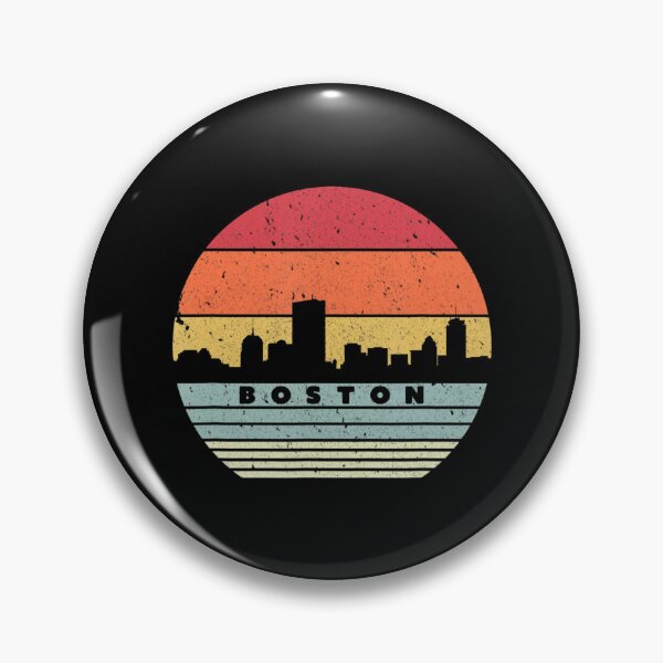 Item preview, Boston Souvenir Retro Style Usa Skyline designed and sold by IzumiSato.