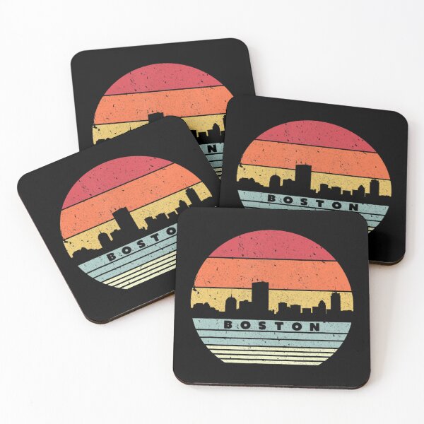 Item preview, Boston Souvenir Retro Style Usa Skyline designed and sold by IzumiSato.