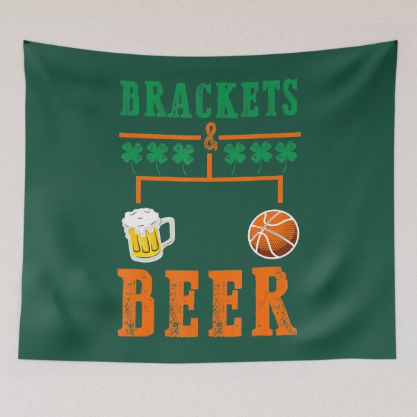 Item preview, Brackets And Beer March Basketball College Madness designed and sold by IzumiSato.