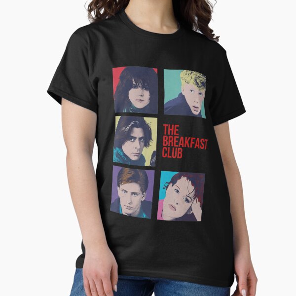 Breakfast Club Group Shot Squares Graphic T-Shirt Breakfast Club Group Shot Squares Graphic T-Shirt