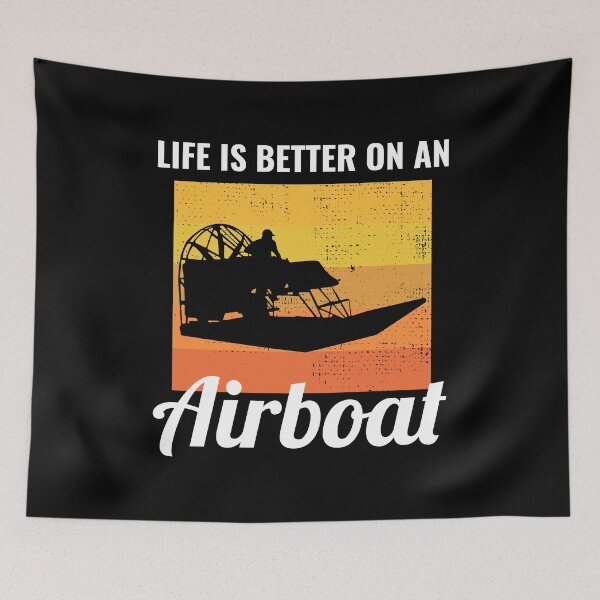 Item preview, Airboat Fanboat Airboating Planeboat Swamp boat designed and sold by CuteDesigns1.