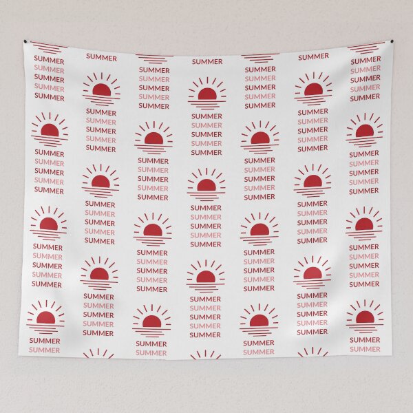 Item preview, RED SUMMER VIBES designed and sold by E-YO.
