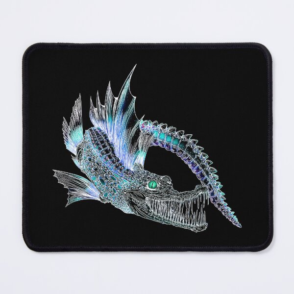 Item preview, Collection of Curious Creatures: Crocodile Icefish Black designed and sold by iduzarts.