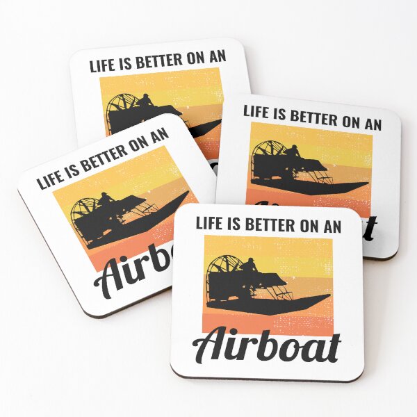 Item preview, Airboat Fanboat Airboating Planeboat Swamp boat designed and sold by CuteDesigns1.