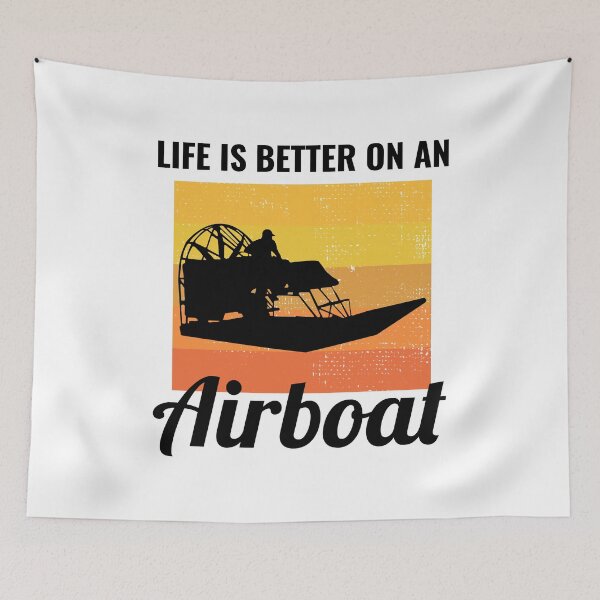 Item preview, Airboat Fanboat Airboating Planeboat Swamp boat designed and sold by CuteDesigns1.