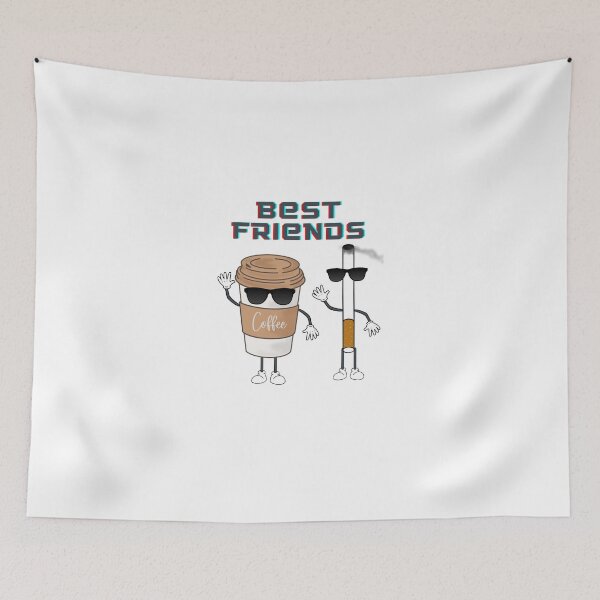 Item preview, Coffee and Cigarette best friends combo designed and sold by knezlazar.