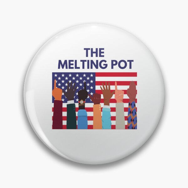 Item preview, The melting pot USA Flag. No one is illegal designed and sold by T-Look.