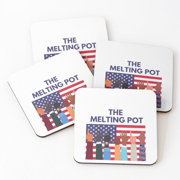 Item preview, The melting pot USA Flag. No one is illegal designed and sold by T-Look.