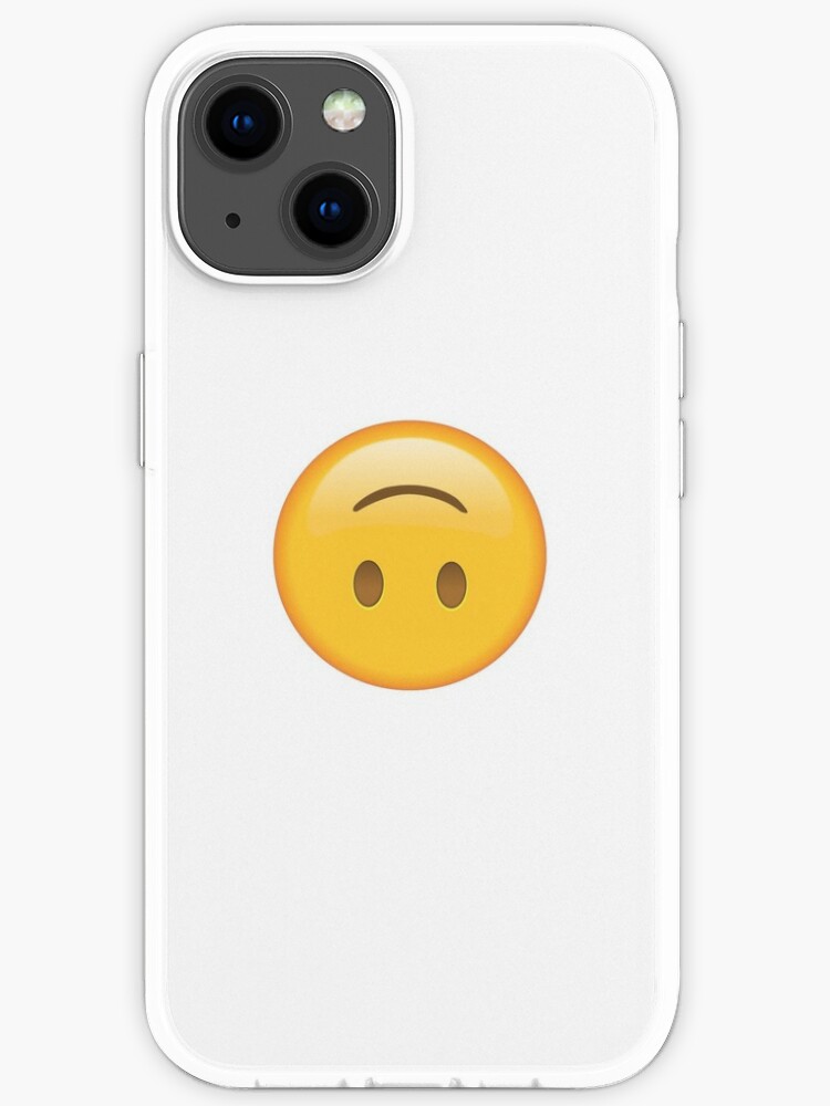 Slightly Smiling Face Emoji Iphone Case By Dmentes Redbubble