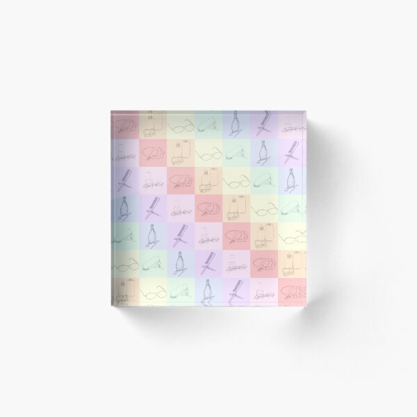 Contour Pop Acrylic Block