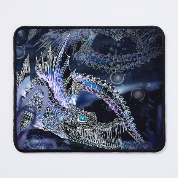 Item preview, Collection of Curious Creatures: Crocodile Icefish black designed and sold by iduzarts.