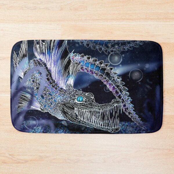 Item preview, Collection of Curious Creatures: Crocodile Icefish black designed and sold by iduzarts.