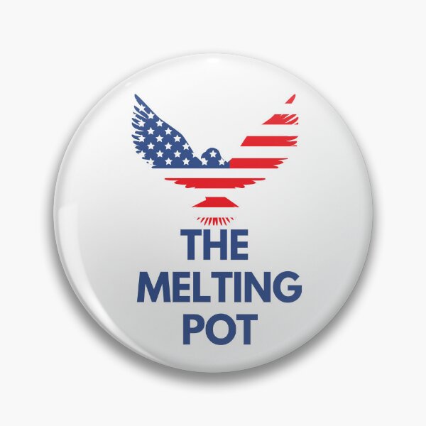 Item preview, The melting pot USA Flag. No one is illegal, USA Eagle designed and sold by T-Look.