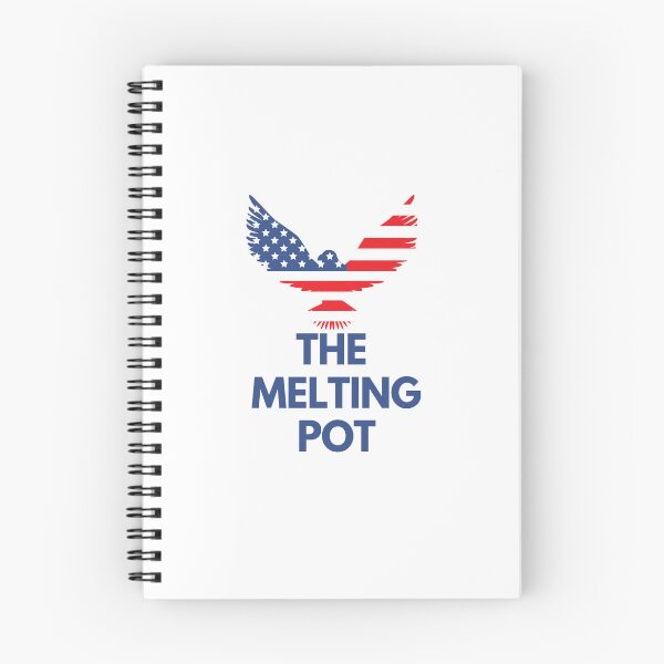 Item preview, The melting pot USA Flag. No one is illegal, USA Eagle designed and sold by T-Look.
