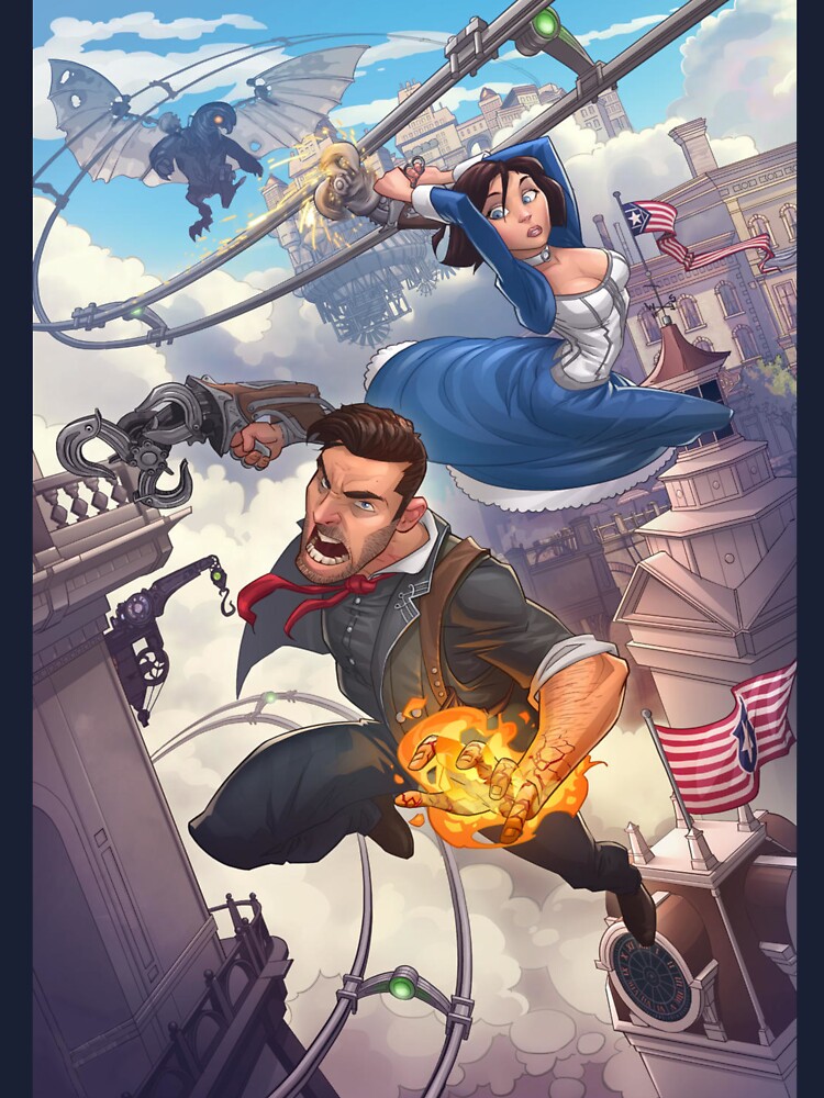 Bioshock Infinite Elizabeth Chibi - Bioshock Infinite Video Game - Posters  and Art Prints