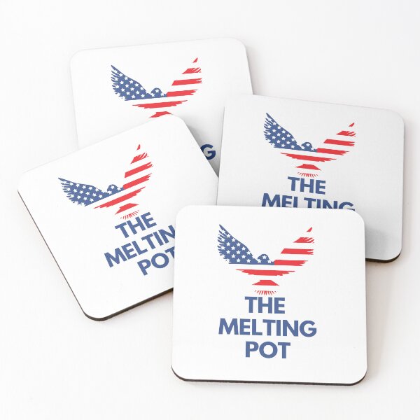 Item preview, The melting pot USA Flag. No one is illegal, USA Eagle designed and sold by T-Look.