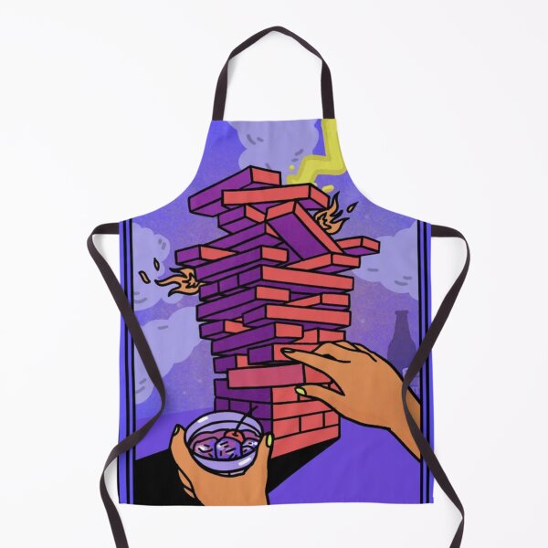 Item preview, The Tower Modern Tarot Card designed and sold by SpeakSarcasm.
