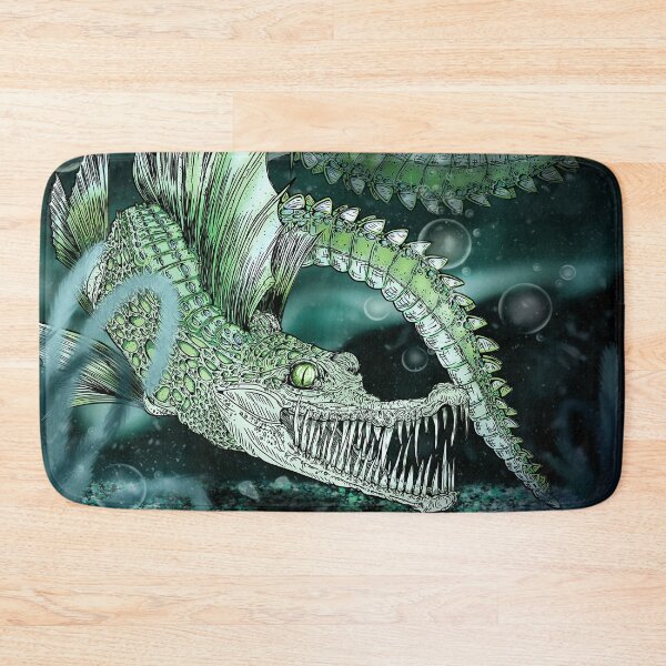 Item preview, Collection of Curious Creatures: Crocodile Icefish green designed and sold by iduzarts.