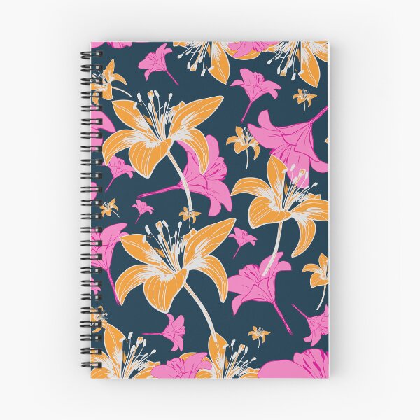 Item preview, Pink and Orange lily Pattern  designed and sold by Clothingspot.