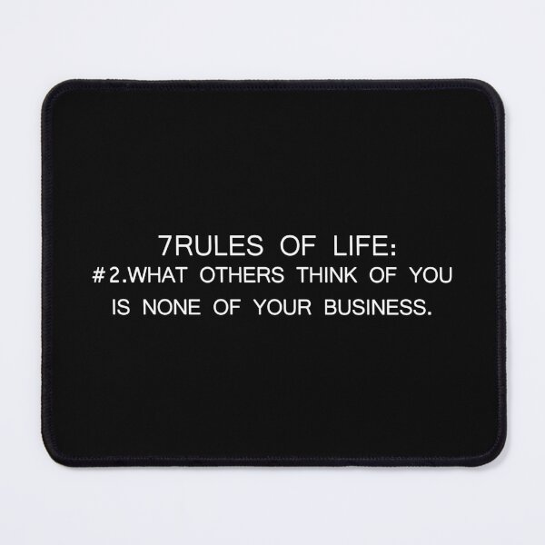 Item preview, 7RULES OF LIFE 2W designed and sold by Megaalinz.