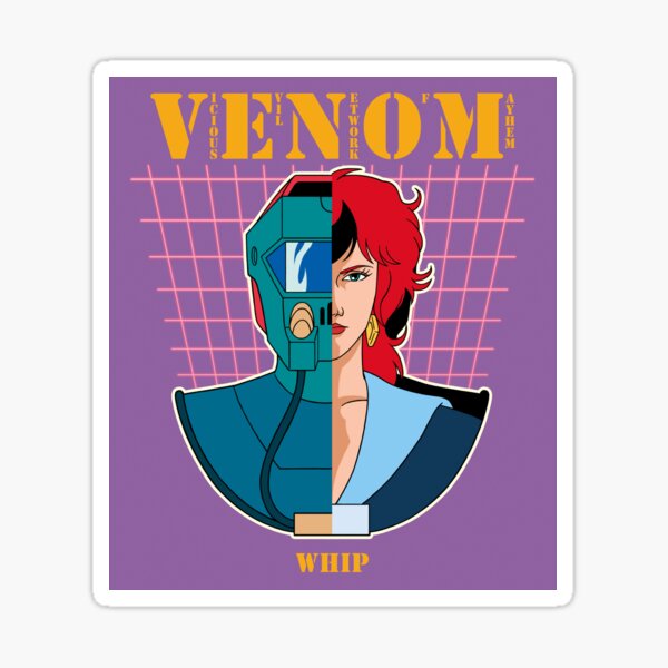 "Venom - Whip" Sticker for Sale by gengiskahn | Redbubble