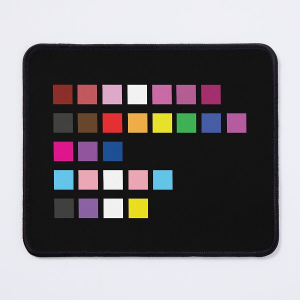 Item preview, LGBTQ Pride Squares | Subtle Minimalist LGBTQ Pride Flag Colors designed and sold by averydavage.