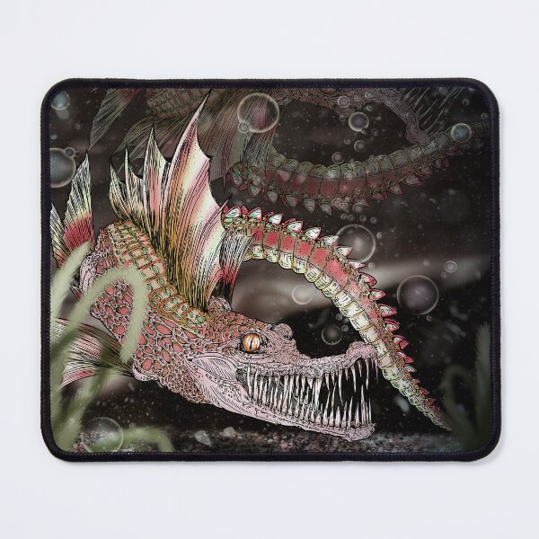 Item preview, Collection of Curious Creatures: Crocodile Icefish red designed and sold by iduzarts.