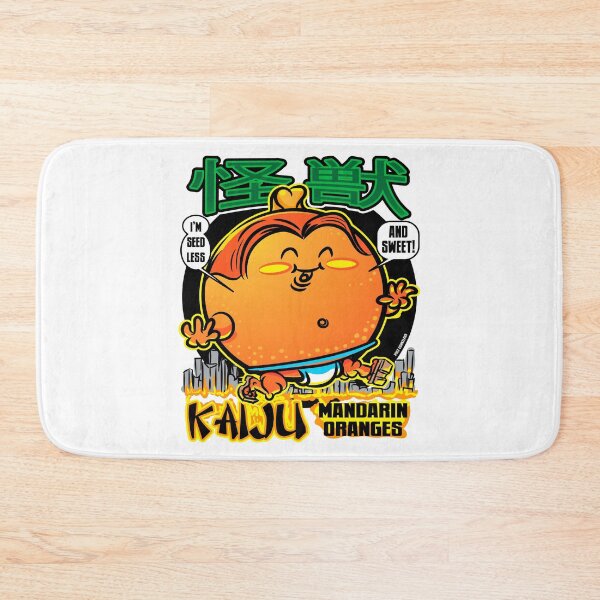 Item preview, Kaiju Mandarin Orange Cartoon by eShirtLabs designed and sold by eShirtLabs.