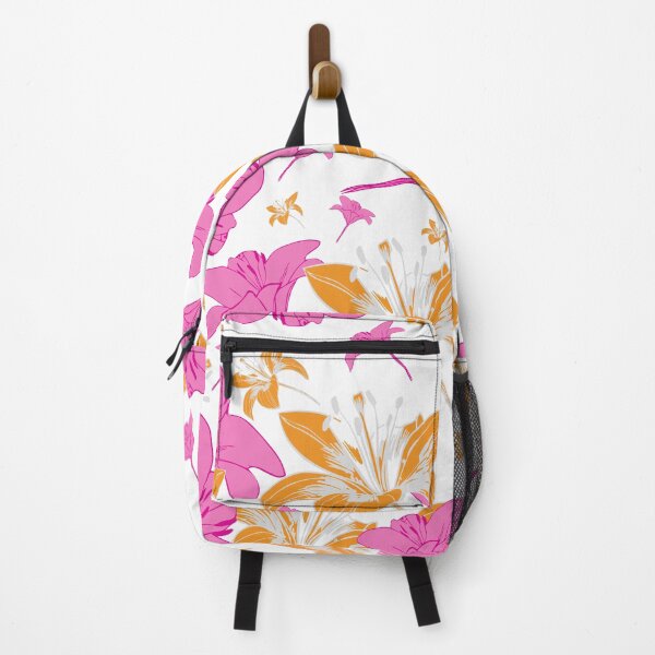 Item preview, Pink and Orange lily Pattern  designed and sold by Clothingspot.
