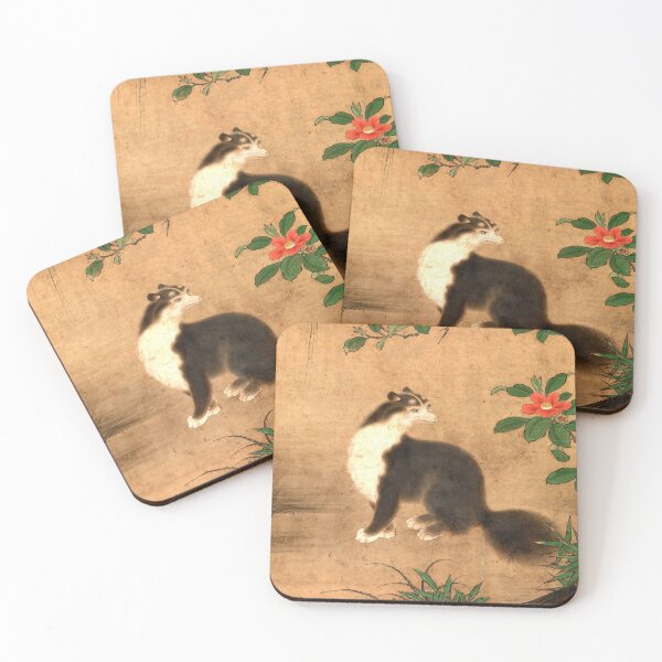 Item preview, Musk Cat Asian Art New Color Edit With Flowers Willows and Nature designed and sold by Designs24U.