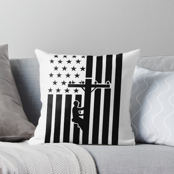 Artikelvorschau, Lineman-Flagge entworfen und verkauft von PurdyCDesigns1.