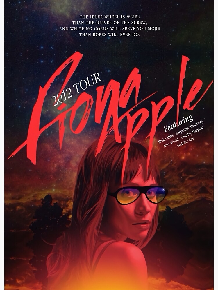 "Fiona Apple Tour Poster" Poster for Sale by anakstorer Redbubble