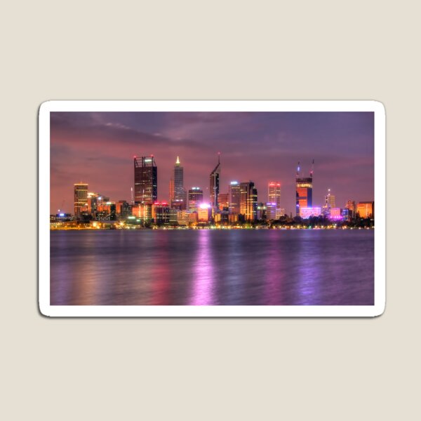 Item preview, Perth WA  at Night - HDR 1 designed and sold by Colin  Williams Photography.