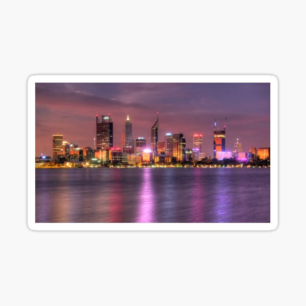 Item preview, Perth WA  at Night - HDR 1 designed and sold by Colin  Williams Photography.