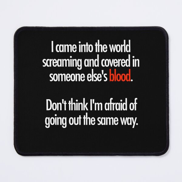 Item preview, I came into this world screaming and covered in blood. designed and sold by unixorn.