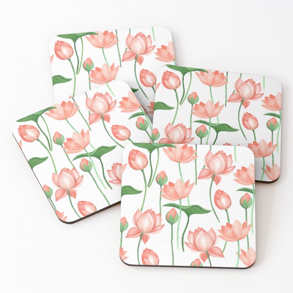 Item preview, Lotuses and dragonflies. Summer. Flowers. designed and sold by AnaGuziiArt.