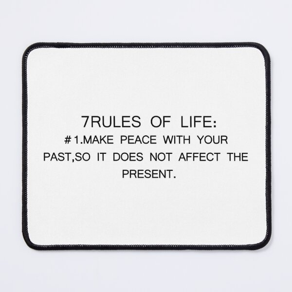 Item preview,  7 RULES OF LIFE W designed and sold by Megaalinz.