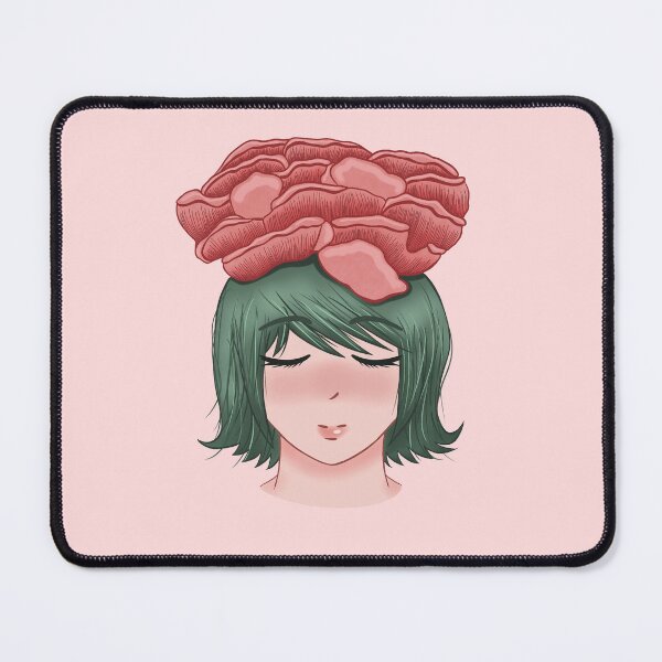 Item preview, Pink Oyster Mushroom Girl designed and sold by Stephanie Otano.